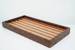 Cork Striped Tray
