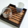 Cork Striped Tray Small