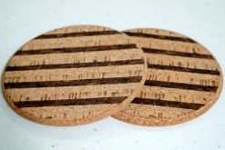 Cork Striped Trivets