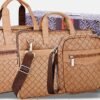 Combo Duffle Bag, Laptop Bag & Sling Bag with Gift Box Beige