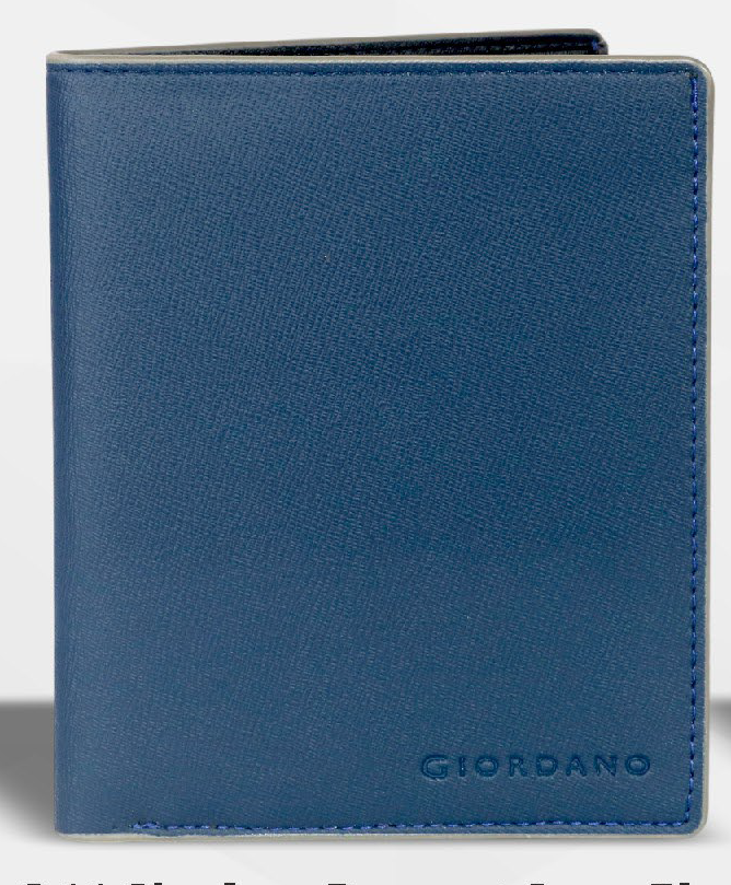 G11 Giordano Passport Cover Blue
