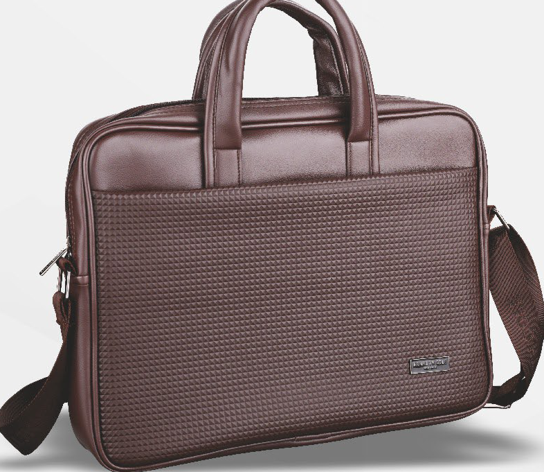 KC 05 Pyramid Laptop Bag Brown