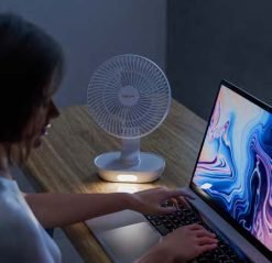Breeze Rechargeable Fan with Lamp.1
