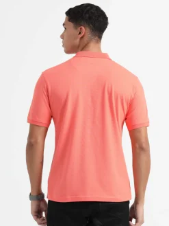 Caslay Organic Cotton Polo T-shirt Coral.3