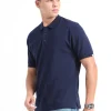 Caslay Organic Cotton Polo T-shirt Navy Blue