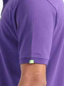 Caslay Organic Cotton Polo T-shirt Prism Violet.3