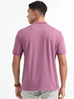Caslay Organic Cotton Polo T-shirt Purple.3