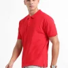 Caslay Organic Cotton Polo T-shirt Red