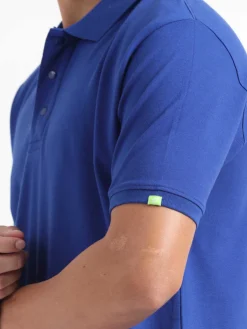 Caslay Organic Cotton Polo T-shirt Royal Blue .3