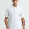 Caslay Organic Cotton Polo T-shirt White