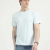 Caslay Organic Crew Neck T-shirt Ice Water