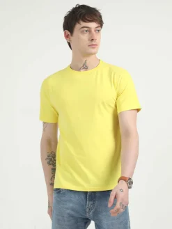 Caslay Organic Crew Neck T-shirt Illuminating