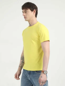 Caslay Organic Crew Neck T-shirt Illuminating.1
