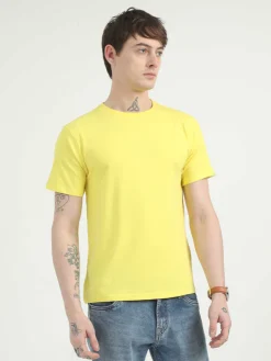 Caslay Organic Crew Neck T-shirt Illuminating.2