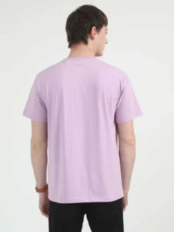 Caslay Organic Crew Neck T-shirt Lavender.3