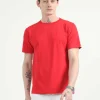 Caslay Organic Crew Neck T-shirt Red 2 Caslay Organic Crew Neck T-shirt Red