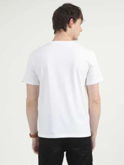 Caslay Organic Crew Neck T-shirt White.2