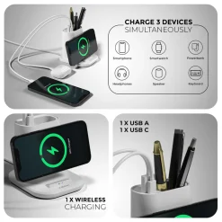 Quest Pen Stand with Wireless Charger