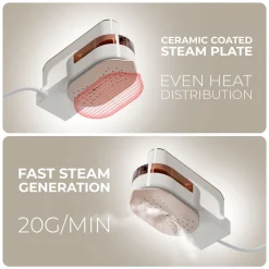 Steam X Cream 4 in 1 Steam Iron for Clothes