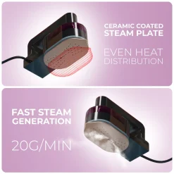 Steam X Purple 4 in 1 Steam Iron for Clothes