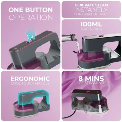 Steam X Purple 4 in 1 Steam Iron for Clothes