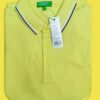 UCB Lycra Lemon Yellow T-shirt with Tipping