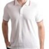 UCB Cotton Polo Neck T-Shirt White
