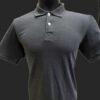 UCB Poly-Cotton Polo Neck T-shirt Charcoal Grey