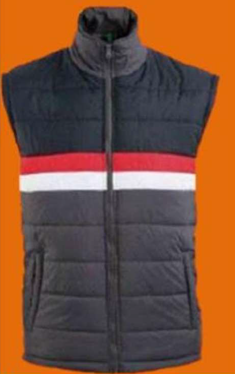 UCB Sleeveless Jacket Black & Grey