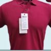 USPA Polo Neck T-shirt Red