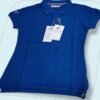 USPA Polo Neck T-shirt Royal Blue Female