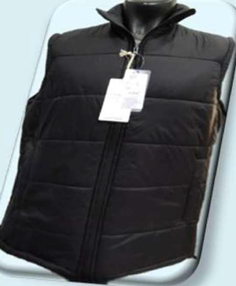 USPA Quilted Jacket Sleeveless Black