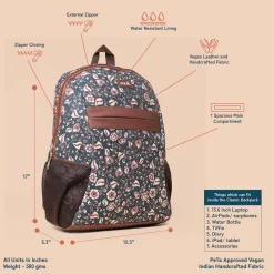 Chittoor Blue Kalamkari Classic Backpack