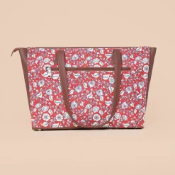 Chittoor Red Kalamkari Office Tote Bag