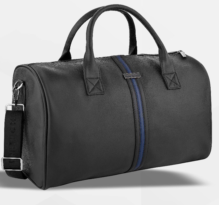 KC 12 Stripe Duffle Bag- Black