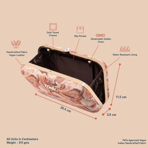 Nicobar Coral Clutch