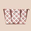Seashell Motif White Office Tote Bag
