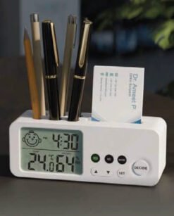 Decider Multifunctional Digital Clock White