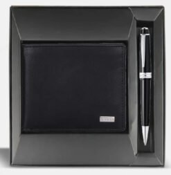 Bi Fold Wallet with Cross Bailey Pen