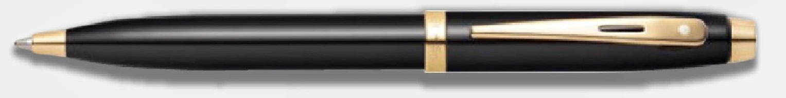 Sheaffer 9322 Glossy Black Lacquer with PVD Gold Trim 3 Sheaffer 9322 Glossy Black Lacquer with PVD Gold Trim