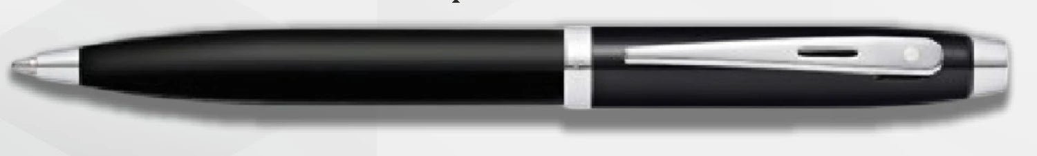 Sheaffer 9317 Matte Black Lacquer with Chrome Plated Trim 2 Sheaffer 9317 Matte Black Lacquer with Chrome Plated Trim