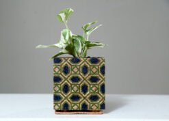 Cork Bohemain Print Planter