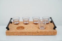 Cork Glasses Tray