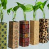 Cork Printed Table Top Test Tube Planter