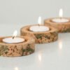 Cork Round Tea Light Holder