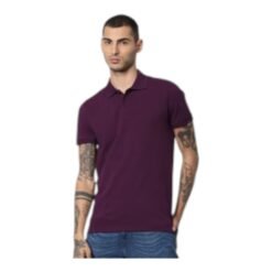 Jack & Jones Jacquard Plain Polo - Wine