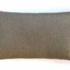 Pluchi Cushion Cover Moss Knit with Foil Print 30 cm X 50 cm Dark Pewter Dull Gold 1787c4c7 7eec 4379 a4f2 e010db07e139