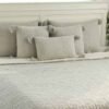 Pluchi Decor Bedding Diamond Linked PLBCDL43 Vanilla Grey Melange Natural