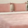 Pluchi Decor Bedding Trio Stripe BCQP071 Pale Pink Natural