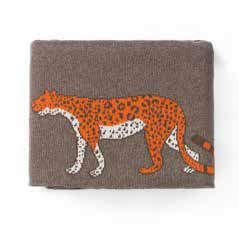 Pluchi Knitted Throws Leopard Throws THLEOP012